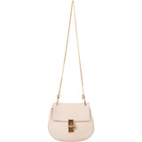 Chloé Beige Leather Drew Crossbody Bag