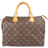 Louis Vuitton Canvas Monogram Speedy 30 Handbag