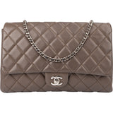 Chanel Quilted Caviar Leather Single Flap Shoulder Bag