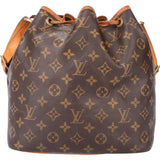 Louis Vuitton Canvas Monogram Sac Noe Petit Shoulder Bag