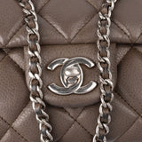 Chanel Quilted Caviar Leather Single Flap Shoulder Bag