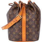 Louis Vuitton Canvas Monogram Sac Noe Petit Shoulder Bag
