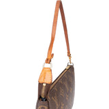 Louis Vuitton Canvas Monogram Pochette Accessoire Handbag
