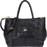 Prada Black Calf Leather City Handbag