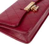 Chanel Quilted Goatskin Wallet On Chain Crossbody Bag