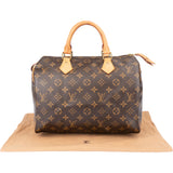 Louis Vuitton Canvas Monogram Speedy 30 Handbag