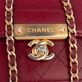 Chanel Quilted Goatskin Wallet On Chain Crossbody Bag