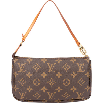 Louis Vuitton Canvas Monogram Pochette Accessoire Handbag