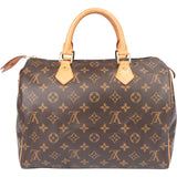 Louis Vuitton Canvas Monogram Speedy 30 Handbag