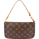 Louis Vuitton Canvas Monogram Pochette Accessoire Handbag