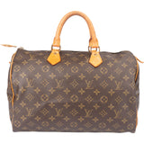 Louis Vuitton Canvas Monogram Speedy 35 Handbag