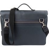 Louis Vuitton Blue Taiga Leather Vassili PM Business Handbag