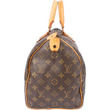 Louis Vuitton Canvas Monogram Speedy 35 Handbag