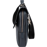 Louis Vuitton Blue Taiga Leather Vassili PM Business Handbag