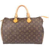 Louis Vuitton Canvas Monogram Speedy 35 Handbag