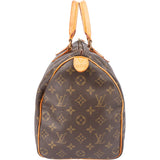 Louis Vuitton Canvas Monogram Speedy 35 Handbag