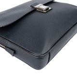 Louis Vuitton Blue Taiga Leather Vassili PM Business Handbag