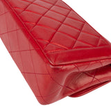 Chanel Quilted Lambskin 24K Gold Single Flap Shoulder Bag