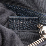 Louis Vuitton Blue Taiga Leather Vassili PM Business Handbag