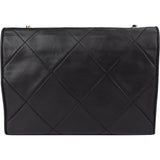 Chanel Quilted Lambskin CC Single Flap Crossbody Bag