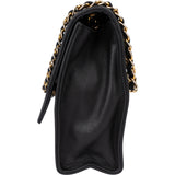 Chanel Quilted Lambskin CC Single Flap Crossbody Bag