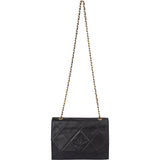 Chanel Quilted Lambskin CC Single Flap Crossbody Bag
