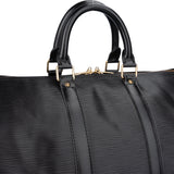 Louis Vuitton Noir Epi Leather Keepall 45