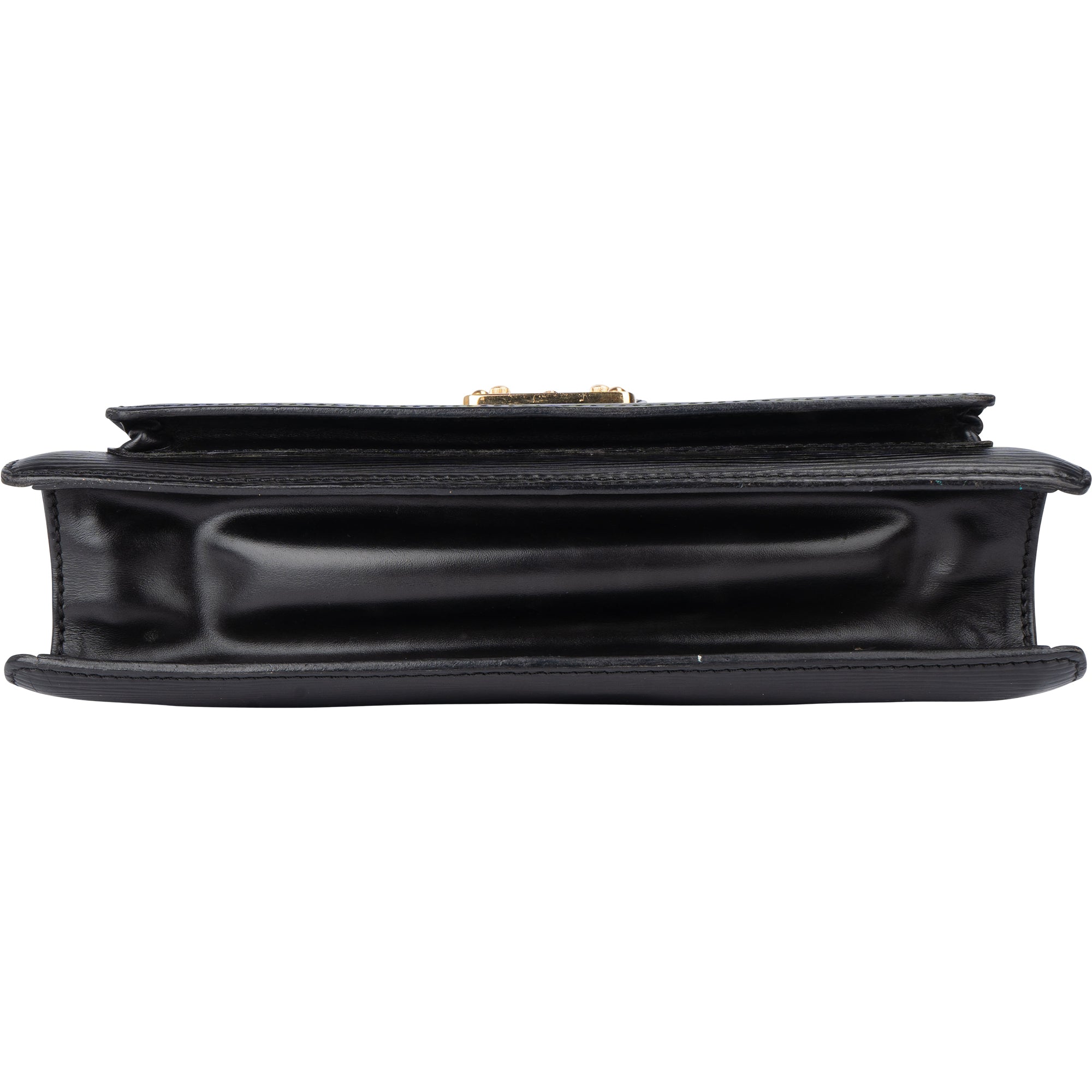 Louis Vuitton Noir Epi Leather Monceau Handbag - vintageandkickz