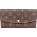 Louis Vuitton Canvas Monogram Emilie Wallet