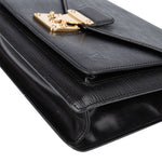 Louis Vuitton Noir Epi Leather Monceau Handbag - vintageandkickz