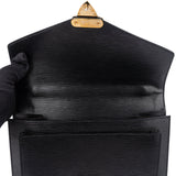 Louis Vuitton Noir Epi Leather Monceau Handbag