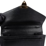 Louis Vuitton Noir Epi Leather Monceau Handbag - vintageandkickz