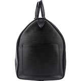 Louis Vuitton Noir Epi Leather Keepall 45
