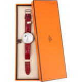 Hermès Silver Tone Argeau Petite Lune AR7.530 Women Watch