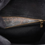 Louis Vuitton Noir Epi Leather Monceau Handbag - vintageandkickz