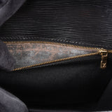 Louis Vuitton Noir Epi Leather Monceau Handbag - vintageandkickz