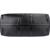 Louis Vuitton Noir Epi Leather Keepall 45