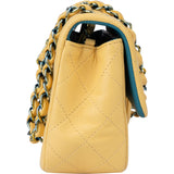 Chanel Quilted Lambskin Single Flap Crossbody Bag