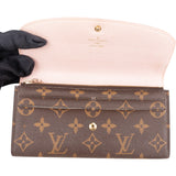 Louis Vuitton Canvas Monogram Emilie Wallet