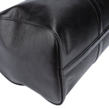 Louis Vuitton Noir Epi Leather Keepall 45