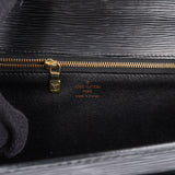 Louis Vuitton Noir Epi Leather Monceau Handbag