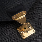 Louis Vuitton Noir Epi Leather Monceau Handbag