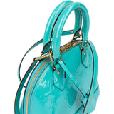 Louis Vuitton Turquoise Vernis Monogram USA Alma BB Handbag