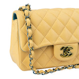 Chanel Quilted Lambskin Single Flap Crossbody Bag
