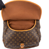 Louis Vuitton Canvas Monogram Saumur 35 Crossbody Bag