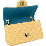 Chanel Quilted Lambskin Single Flap Crossbody Bag