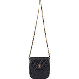 Chanel Quilted Lambskin Single Flap Crossbody Bag