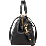 Miu Miu Black Leather City Handbag
