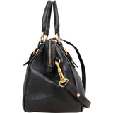 Miu Miu Black Leather City Handbag
