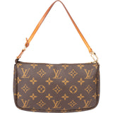 Louis Vuitton Canvas Monogram Pochette Accessoire Handbag